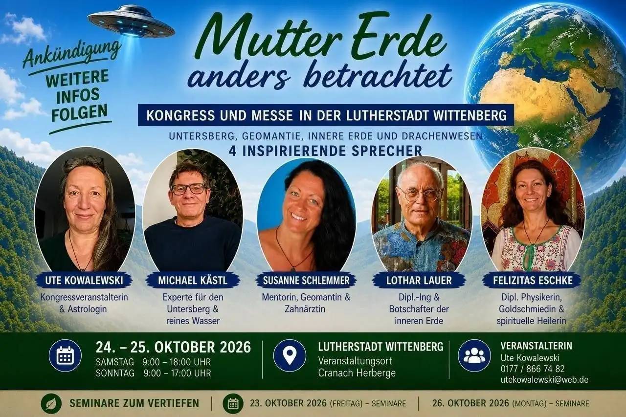 Mutter Erde anders betrachtet – Kongress und Messe in Lutherstadt Wittenberg